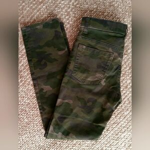Old Navy Boys Size 12 Karate Jeans Green Camo